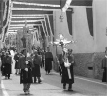 La processione del Corpus Domini a Gandino.