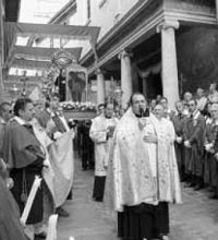La processione per il settenario di San Francesco da Paola