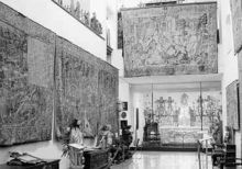 La sala principale della sezione di Arte sacra del museo della basilica di Gandino
