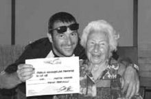 La consegna del diploma