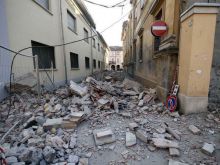 Mirandola dopo il terremoto